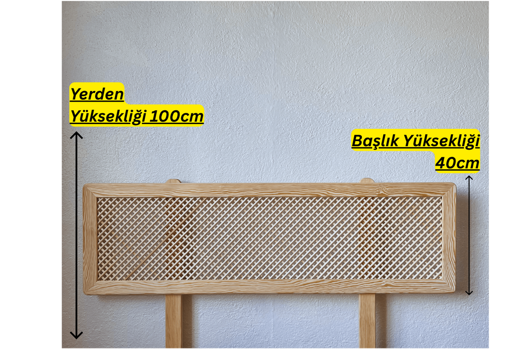 Ahşap Yatak Karyola Başlığı